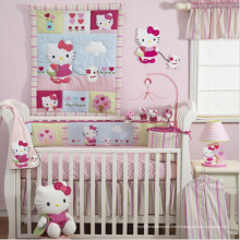 Cute Hello Kitty Baby Girl Cray Bedding Set (bébé 006)